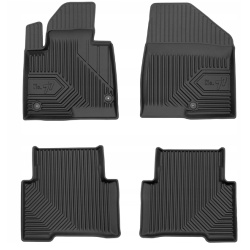 CAR RUBBER FLOOR MATS BLACK HYUNDAI SANTA FE III (2012-2018) NO.77 FROGUM