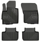 CAR RUBBER FLOOR MATS BLACK CITROEN C4 AIRCROSS (2012-2017) NO.77 FROGUM