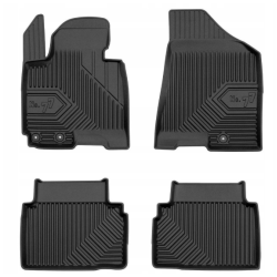 CAR RUBBER FLOOR MATS BLACK KIA SPORTAGE III (2010-2015) NO.77 FROGUM