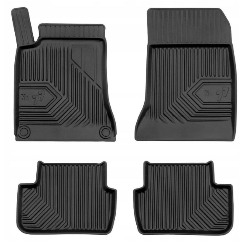 CAR RUBBER FLOOR MATS BLACK MB GLA (2014-2020) NO.77 FROGUM