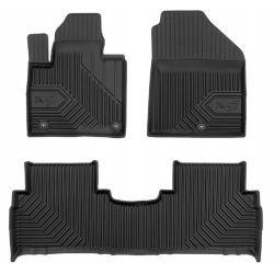 CAR RUBBER FLOOR MATS BLACK KIA SORENTO III (2015-2020) NO.77 FROGUM