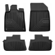 CAR RUBBER FLOOR MATS BLACK PEUGEOT 508 I (2010-2018) NO.77 FROGUM