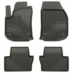 CAR RUBBER FLOOR MATS BLACK OPEL ZAFIRA B (2005-2014) NO.77 FROGUM