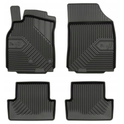 ALFOMBRILLAS DE GOMA NEGRAS PARA COCHE RENAULT MEGANE III (2008-2015) N.º 77 FROGUM