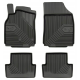 CAR RUBBER FLOOR MATS BLACK RENAULT MEGANE III (2008-2015) NO.77 FROGUM
