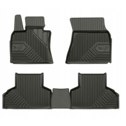 CAR RUBBER FLOOR MATS BLACK BMW X5 III F15 (2013-2018) NO.77 FROGUM