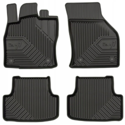 ALFOMBRILLAS DE GOMA NEGRAS PARA COCHE VOLKSWAGEN T-ROC (2018-...) N.º 77 FROGUM