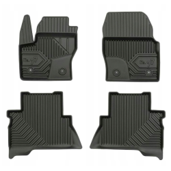 CAR RUBBER FLOOR MATS BLACK FORD KUGA II (2013-2019) NO.77 FROGUM