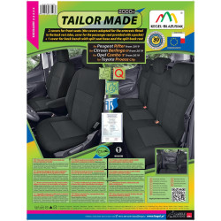 Fundas de asientos para coche *A MEDIDA* TOYOTA PROACE CITY/OPEL COMBO E (2/1)(2018-...)