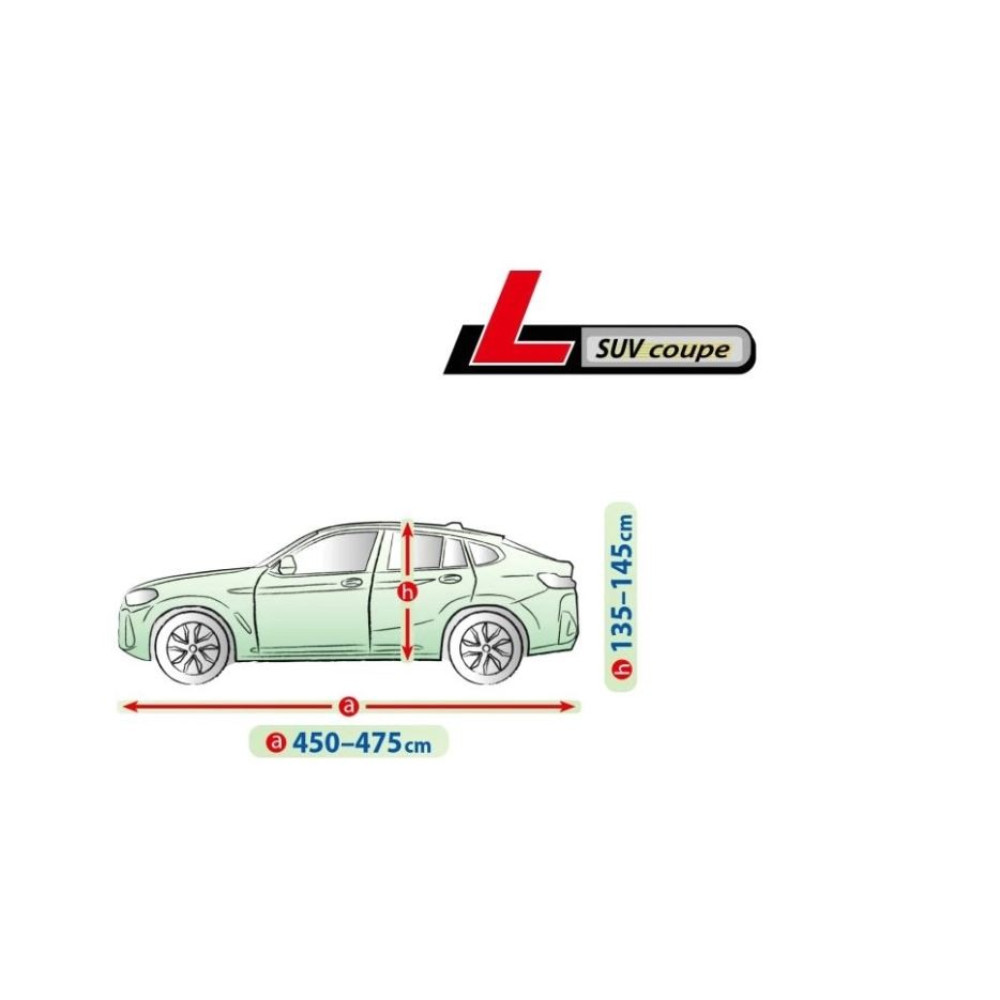 Funda para coche GARAJE MÓVIL "L SUV COUPE"