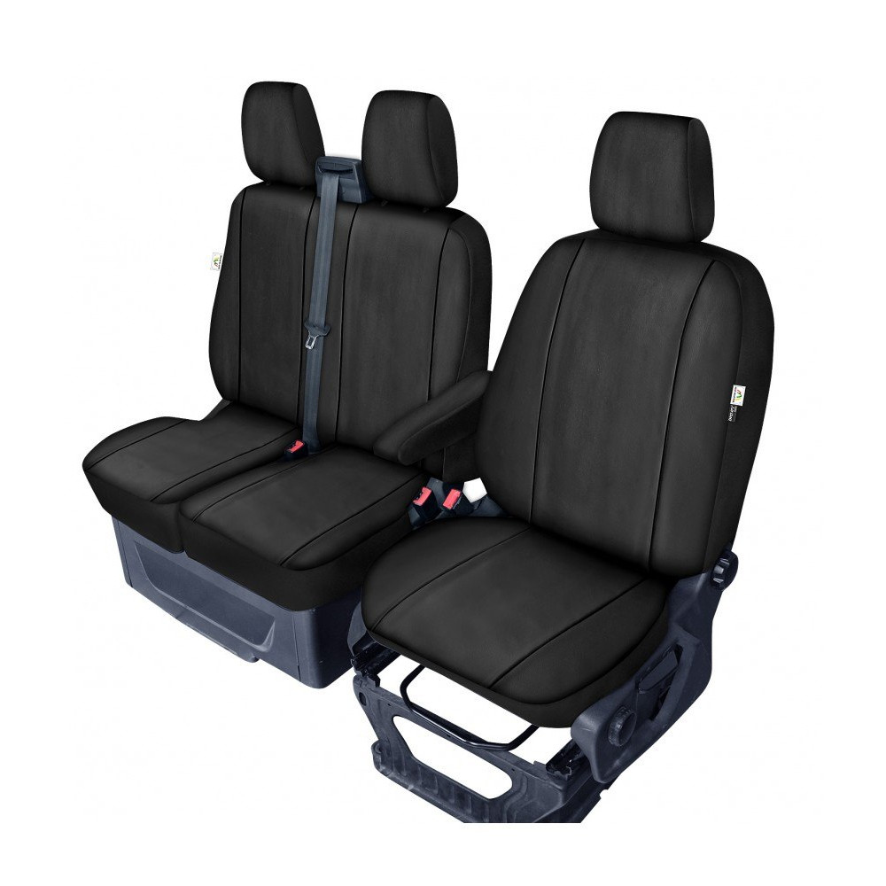 Car seat covers eco-leather *TAILOR MADE* FORD TRANSIT (1+2)(2014-...)