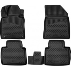 Car rubber floor mats black PEUGEOT 508 II (2018-...) NOVLINE