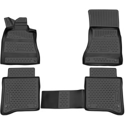 ALFOMBRILLAS DE GOMA NEGRAS PARA COCHE MB Clase S W223 (2020-…) NOVLINE