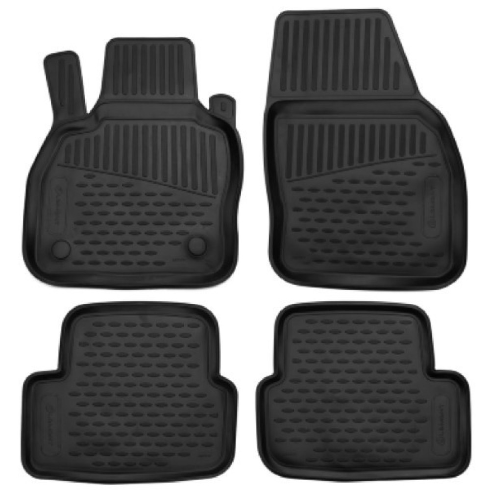 Car rubber floor mats black AUDI A1 II (2019-...) NOVLINE