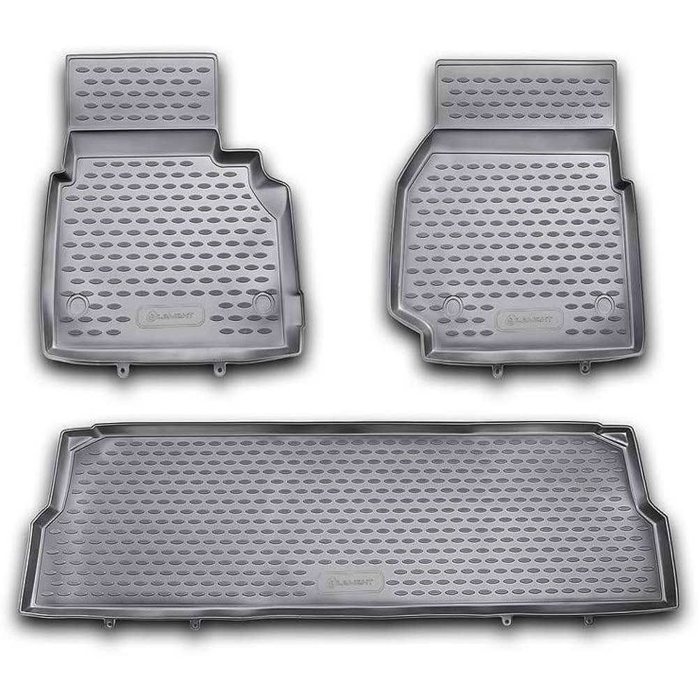 Car rubber mats LAND ROVER DEFENDER 110 (2007-2019) NOVLINE
