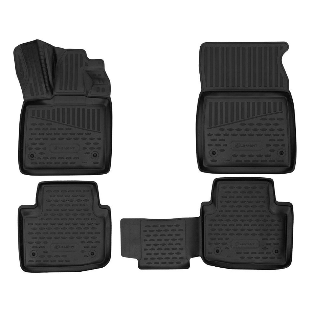 Car rubber floor mats black  JAGUAR I-PACE (2018-...) NOVLINE