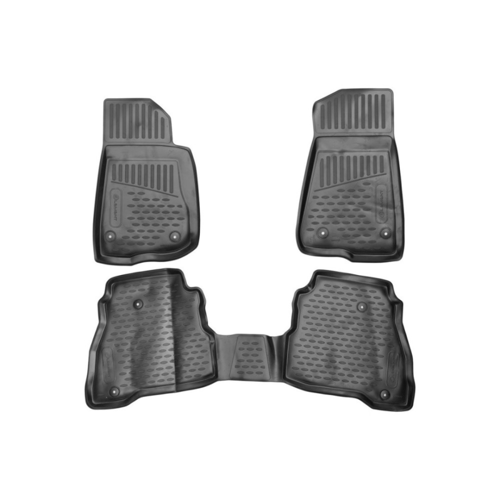 Alfombrillas de goma negras para coche JEEP GLADIATOR (2020-...) ELEMENT (NOVLINE)