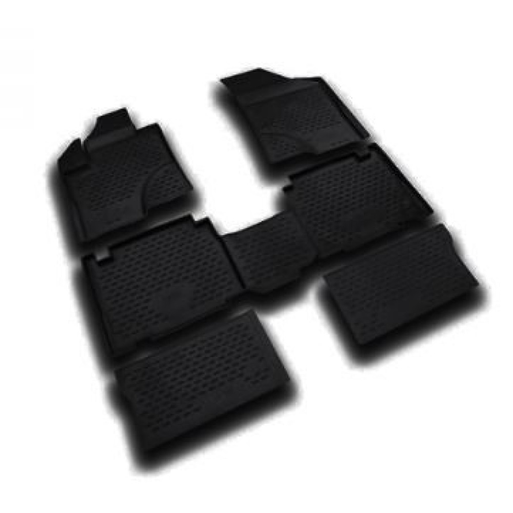 Car rubber floor mats black HYUNDAI ix55 (2008-2012) NOVLINE