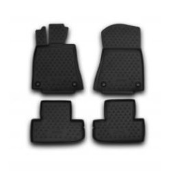 Car rubber floor mats black LEXUS RC (2014-...) NOVLINE