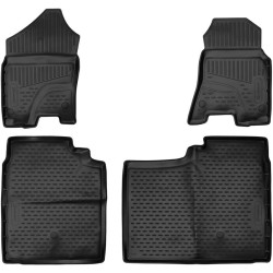 Alfombrillas de goma negras para coche DODGE RAM 1500 Crew Cab (2019-...) ELEMENT (NOVLINE)