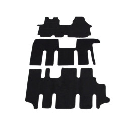 Alfombrillas textiles negras para coche RENAULT TRAFIC (9s.)(2001-2014) ELEGANT