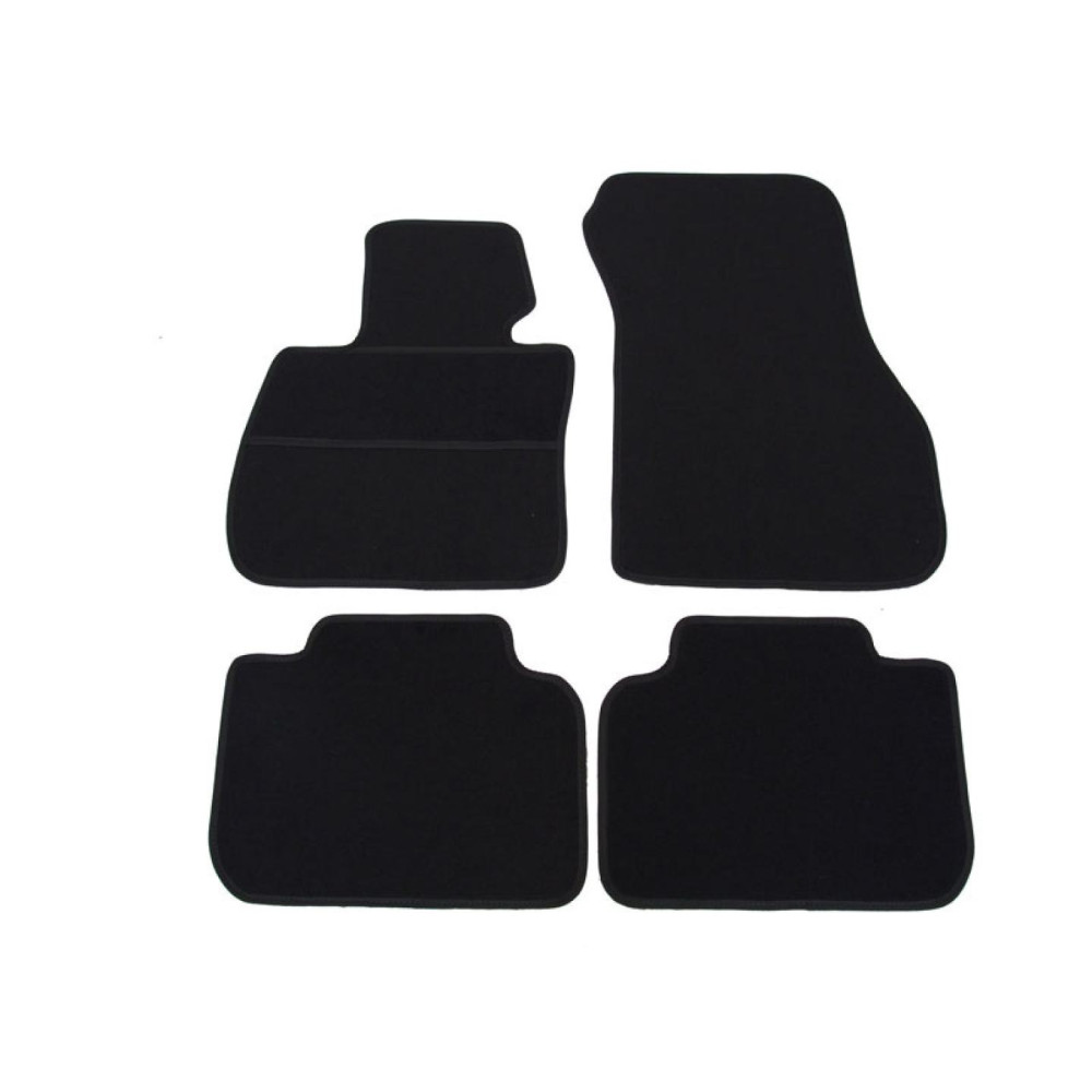 Alfombrillas textiles negras para BMW X1 F48/2 Serie F45 (2015-2022) ELEGANT