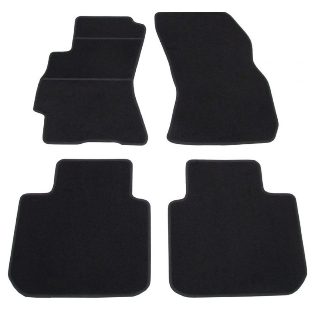 Car textile mats black SUBARU OUTBACK (2009-2014) ELEGANT
