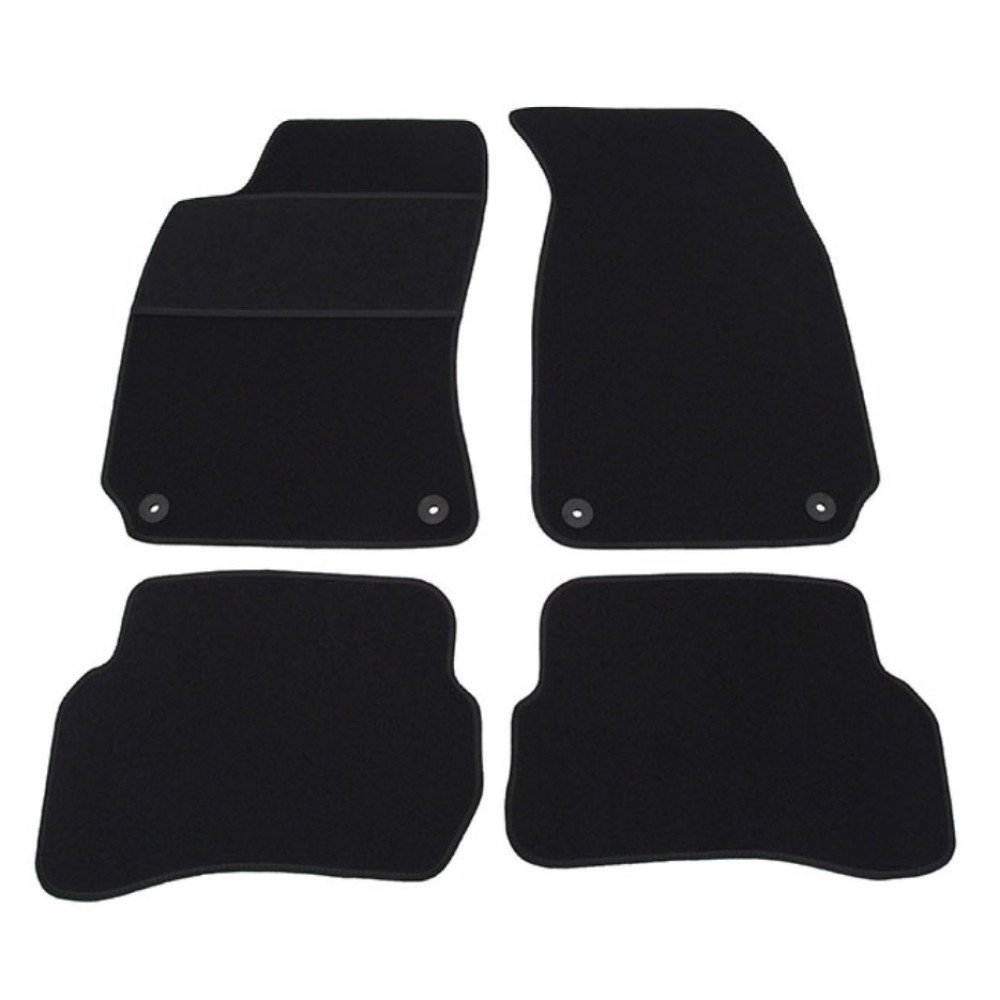Alfombrillas textiles negras para coche VW PASSAT B5 (1997-2005) ELEGANT