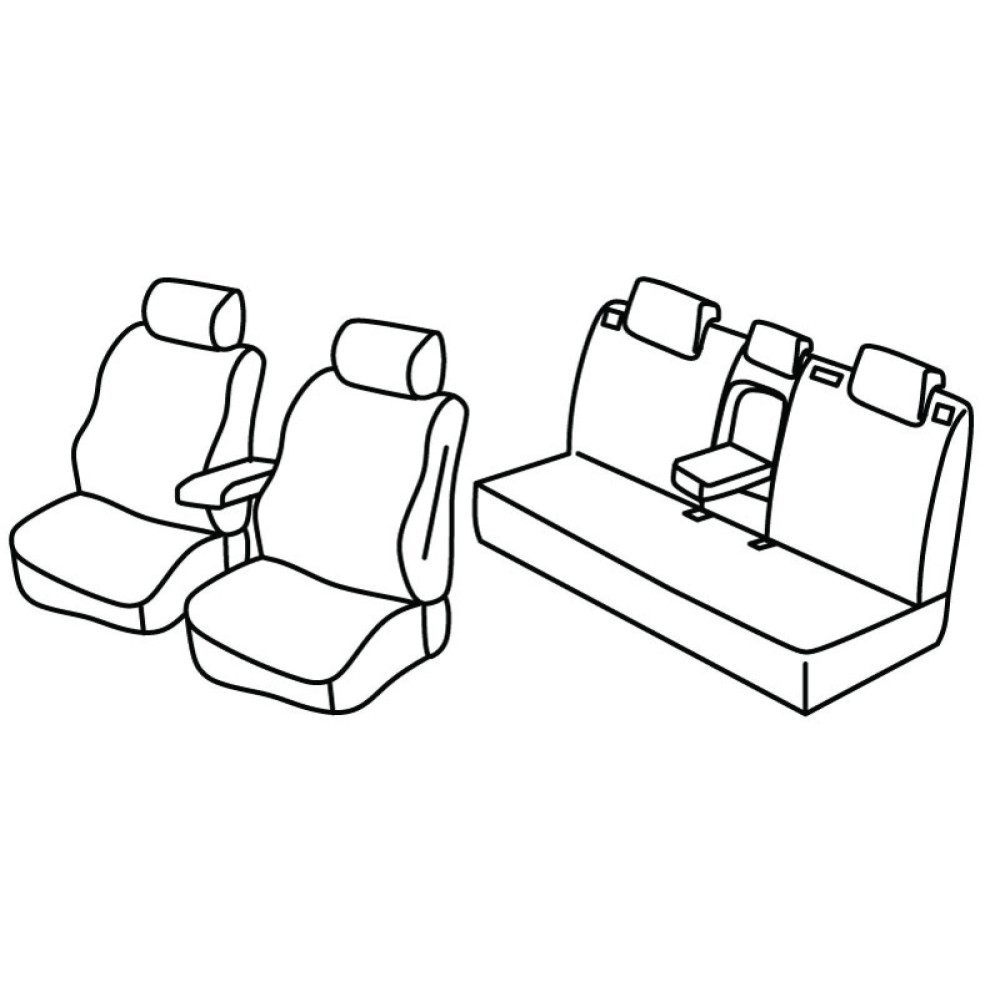 Fundas de asientos personalizadas para coche *HARMONY* HYUNDAI KONA II (2023-...)