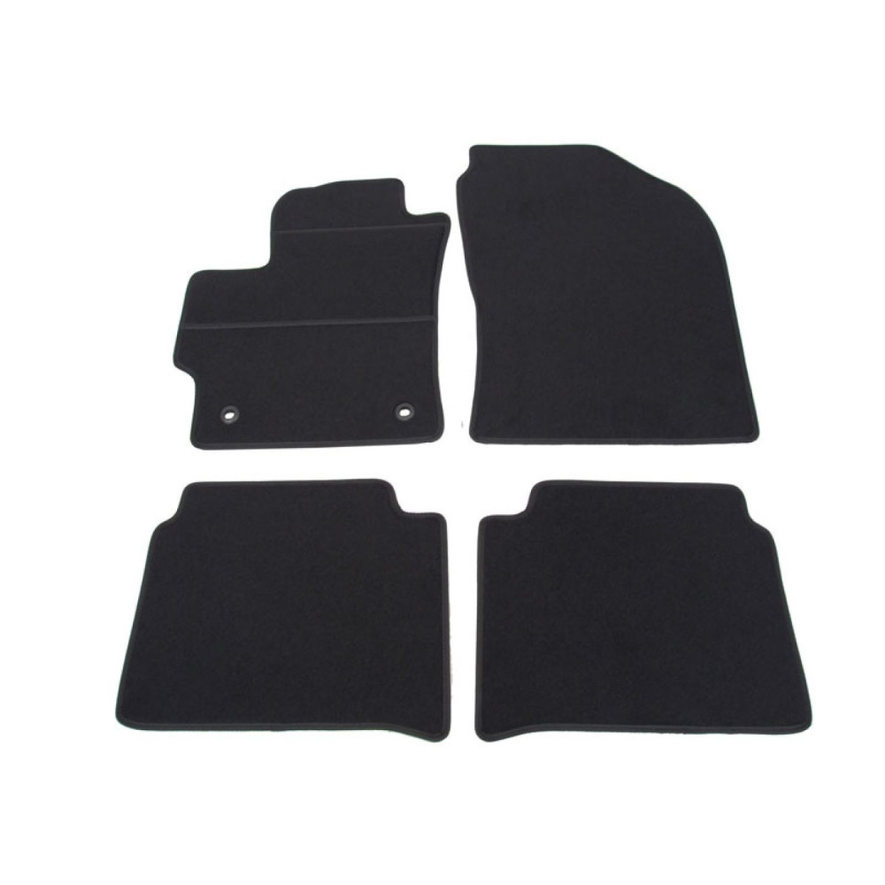 Car textile mats black TOYOTA COROLLA Sedan/SW (2019-...) ELEGANT