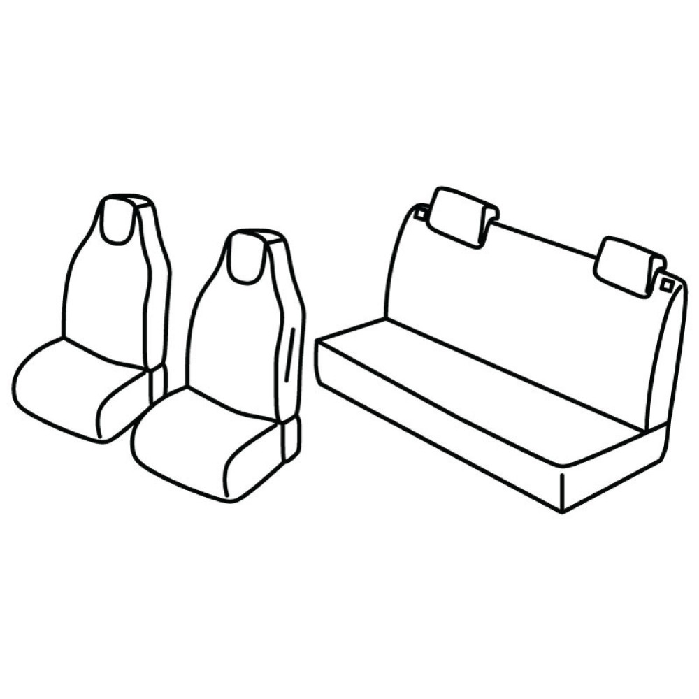 Car seat covers *HARMONY* DACIA SPRING (2021-...)