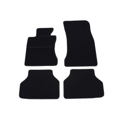 Car textile mats black BMW 5 E60/E61 (2003-2010) ELEGANT