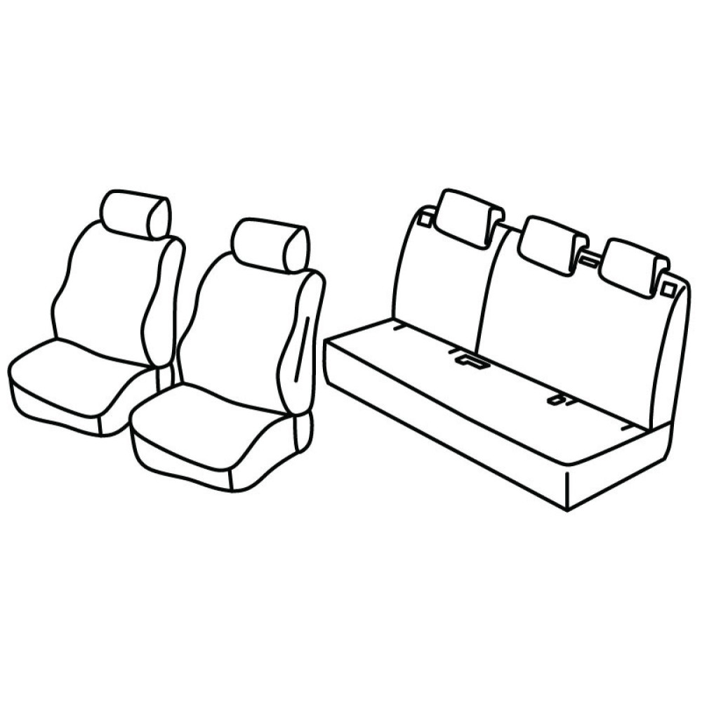 Car seat covers *HARMONY* HYUNDAI BAYON (2021-...)