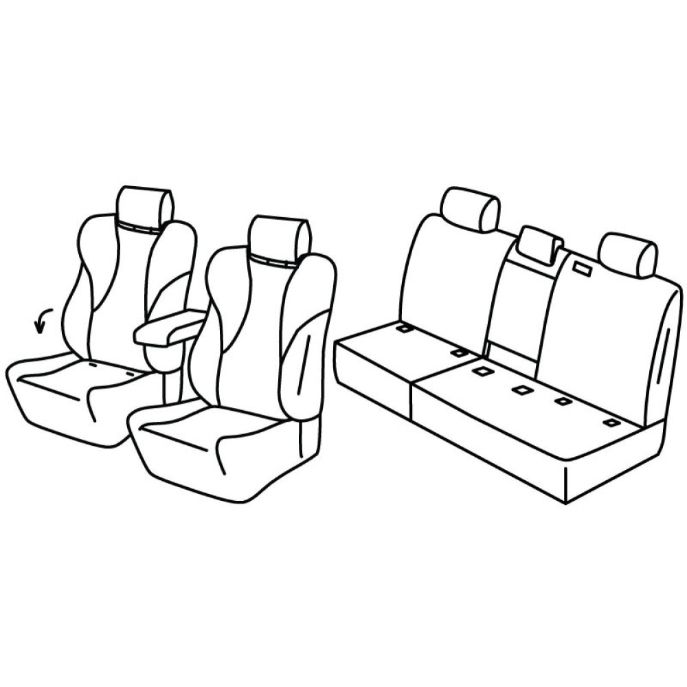 Car seat covers *HARMONY* VW TIGUAN III (2024-...)