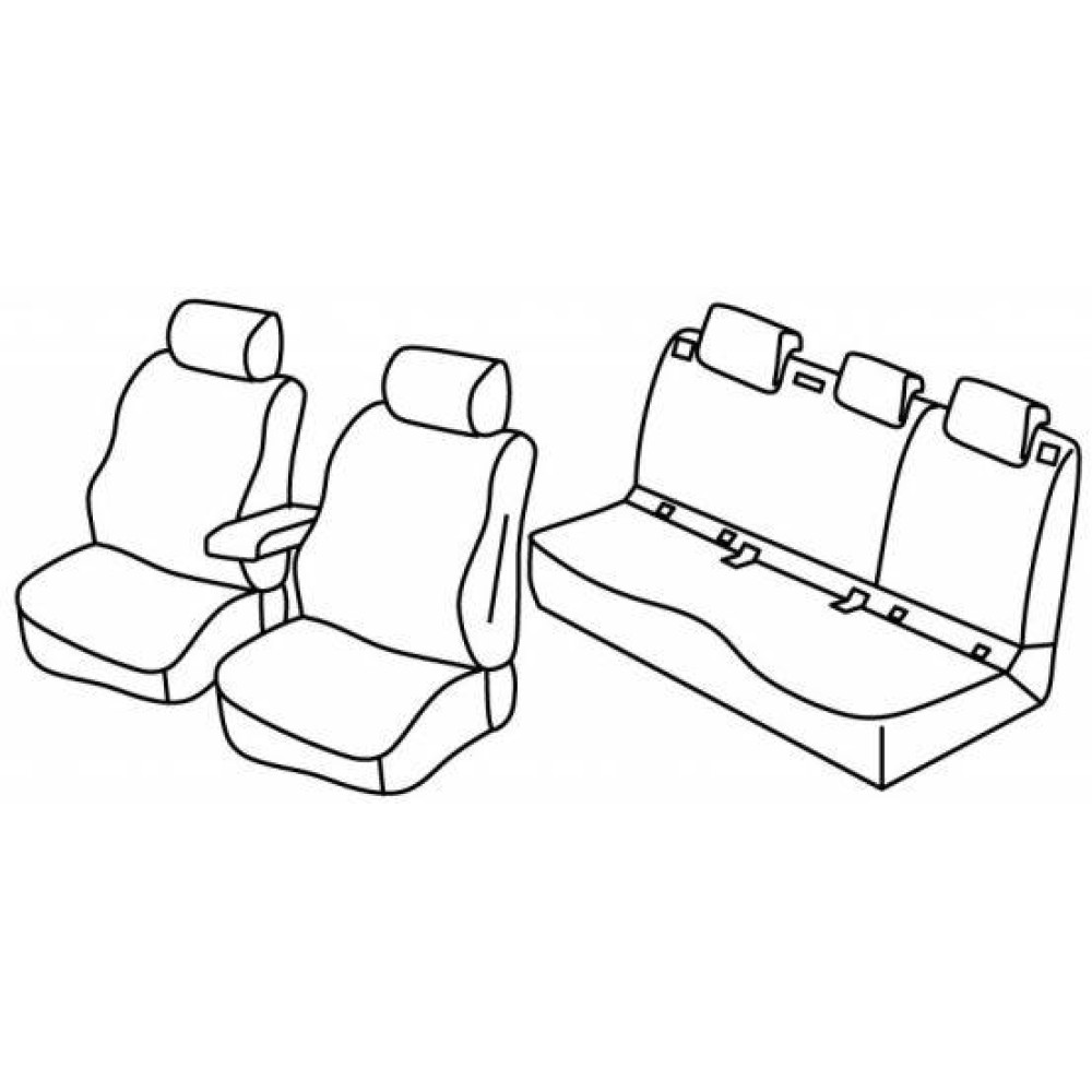 Car seat covers *HARMONY* VOLVO XC40 (2018-...)