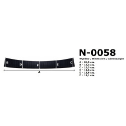 Rear bumper cover TOYOTA PRIUS (2015-2022) N-0058