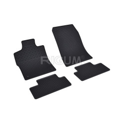 CAR RUBBER FLOOR MATS BLACK OPEL ASTRA L HB (2022-...) RIGUM