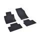 CAR RUBBER FLOOR MATS BLACK VOLVO S60 (2018-...) RIGUM