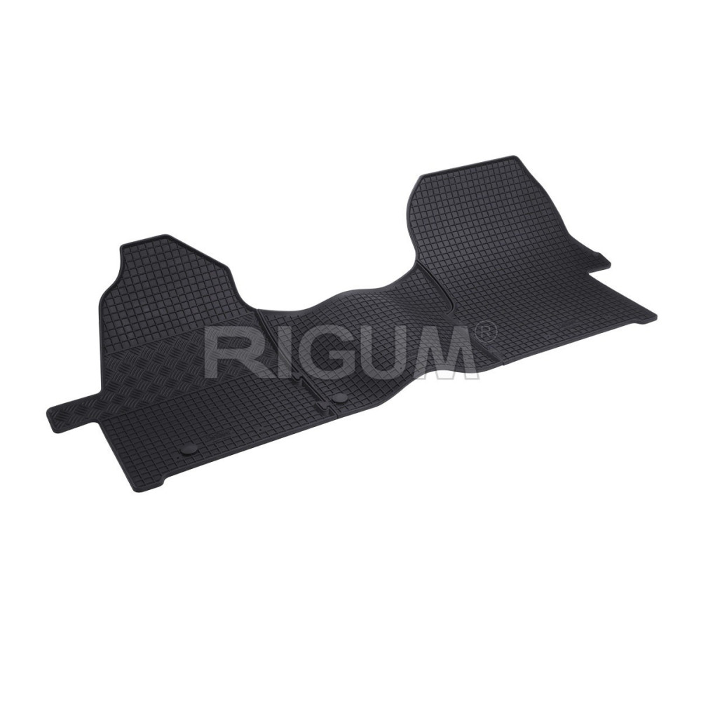 Car rubber floor mats black MB SPRINTER (2/3s.)(2018-...) RIGUM