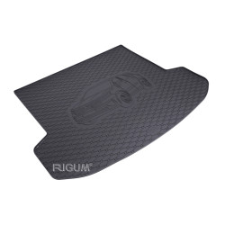 Car rubber trunk mat KIA SORENTO (5s.)(2020-...) RIGUM 