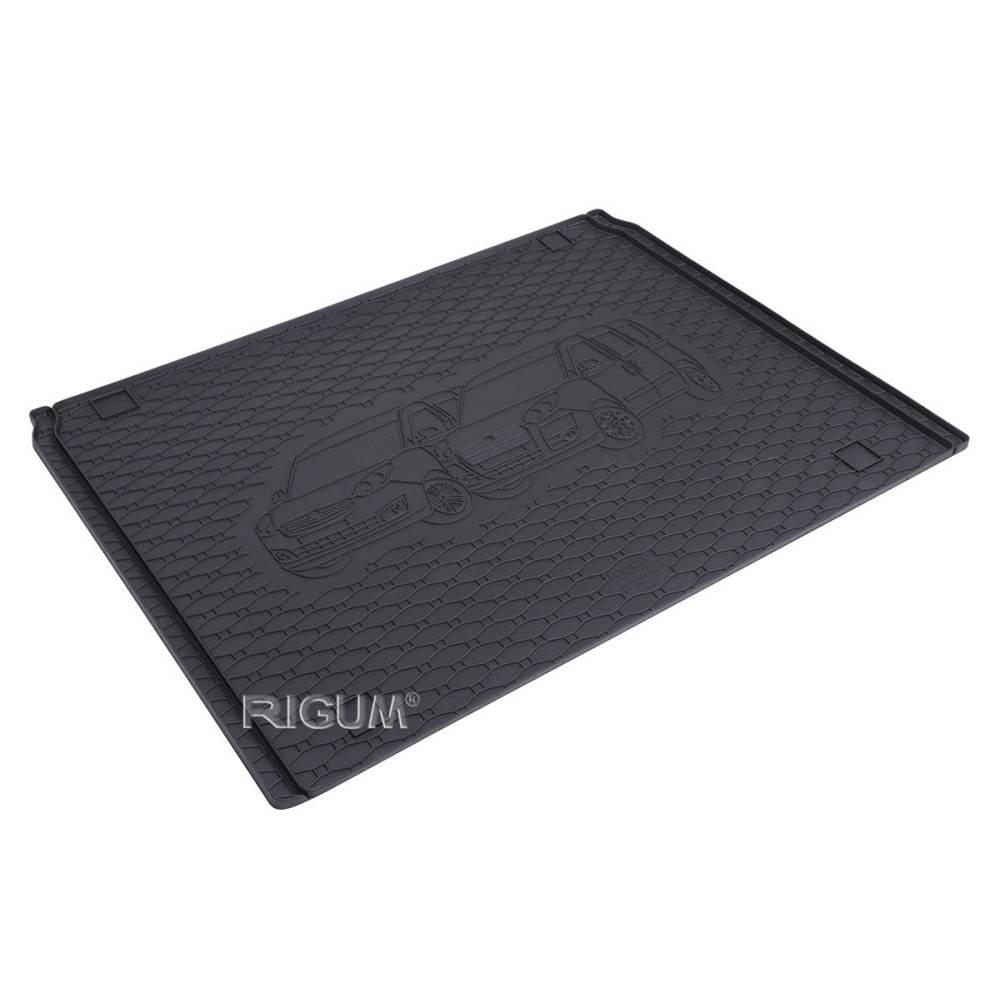 Car rubber trunk mat OPEL COMBO L1 (2012-2018) RIGUM