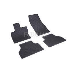 CAR RUBBER FLOOR MATS BLACK FORD TOURNEO CONNECT (5M.)(2022-...) RIGUM
