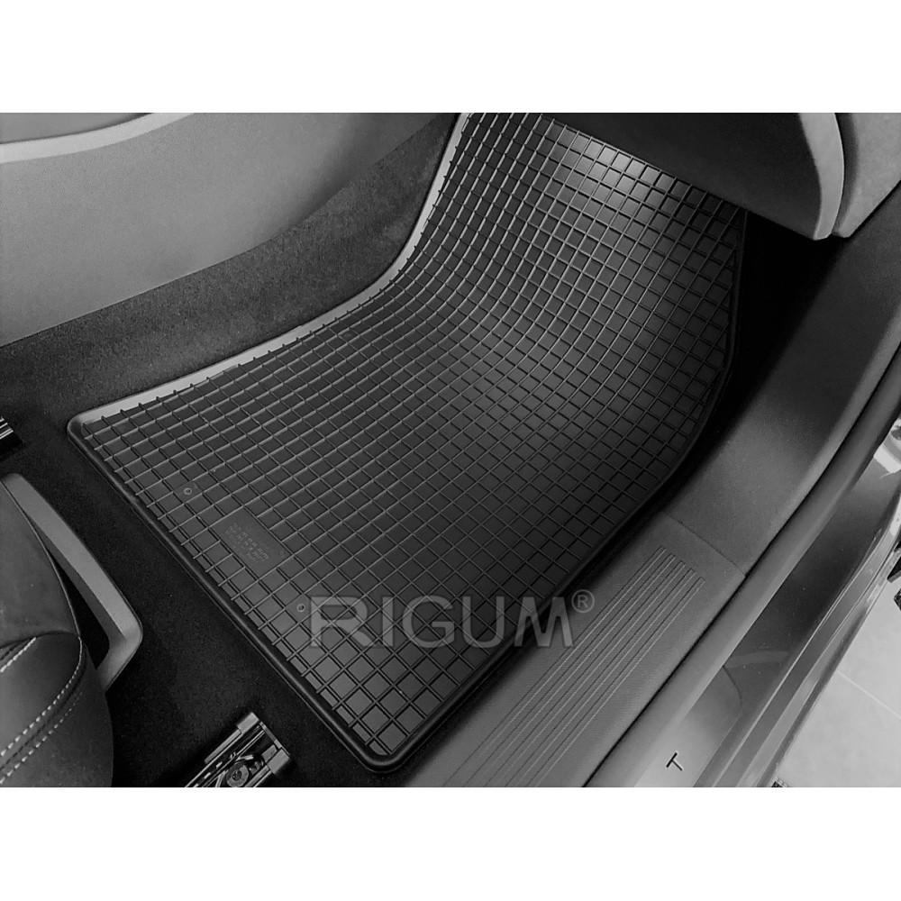 CAR RUBBER FLOOR MATS BLACK PEUGEOT 308 SW (2022-...) RIGUM