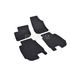 CAR RUBBER FLOOR MATS BLACK HONDA HR-V (2022-...) RIGUM