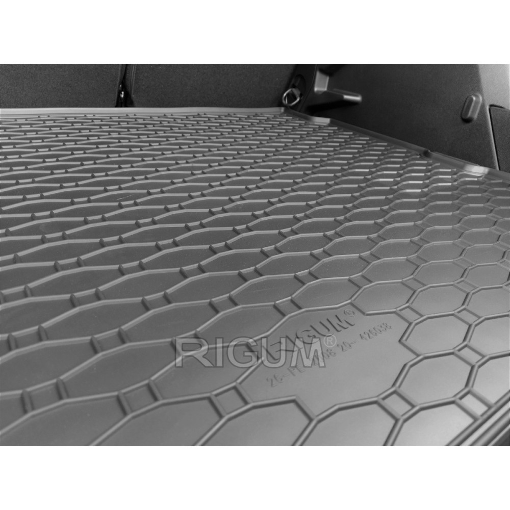 CAR RUBBER TRUNK MAT PEUGEOT e-2008 (2020-...) RIGUM RKK