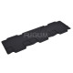 CAR RUBBER FLOOR MATS BLACK VW T7 MULTIVAN (3.RINDA) (2022-...) RIGUM