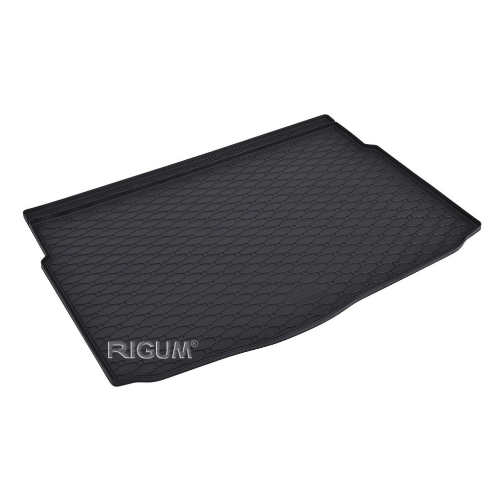 CAR RUBBER TRUNK MAT KIA STONIC bottom floor (2021-...) RIGUM