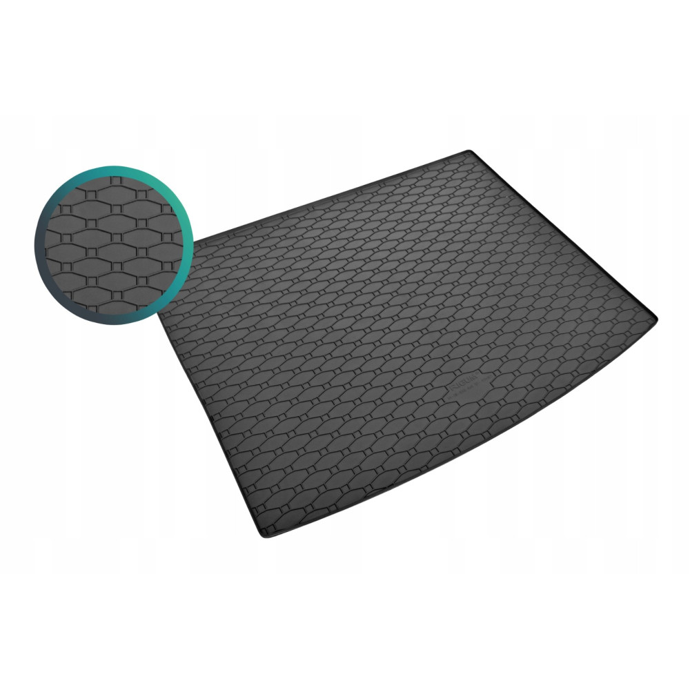 Car rubber trunk mat SKODA KAROQ 4X4 (2017-…) RIGUM RKK 