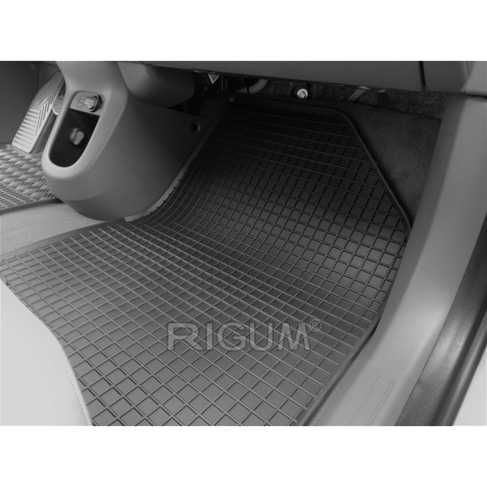 CAR RUBBER FLOOR MATS BLACK HYUNDAI IONIQ 5 (2021-...) RIGUM