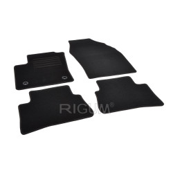 Car textile mats black TOYOTA C-HR (2016-...) RIGUM TEXTILE